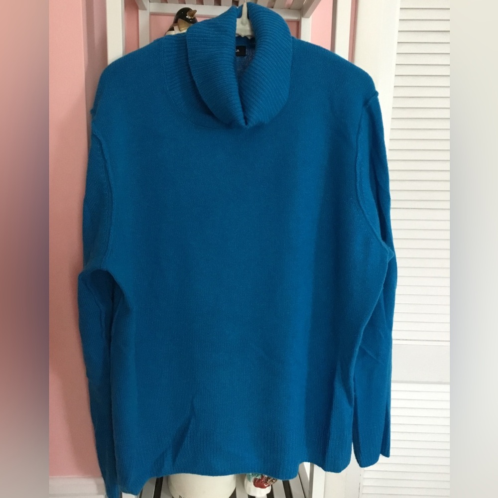 525 America Cashmere turtleneck sweater xl EUC
